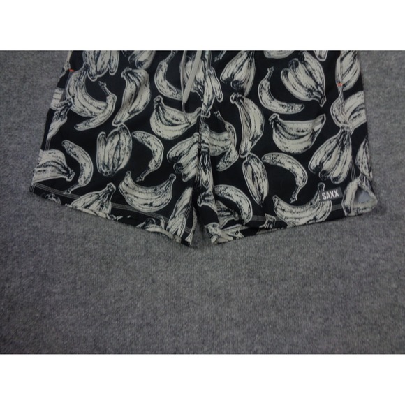 Saxx Shorts Mens XL Bananas Oh Buoy 2N1  Swim Shorts Ballpark Pouch Droptemp - Picture 2 of 10